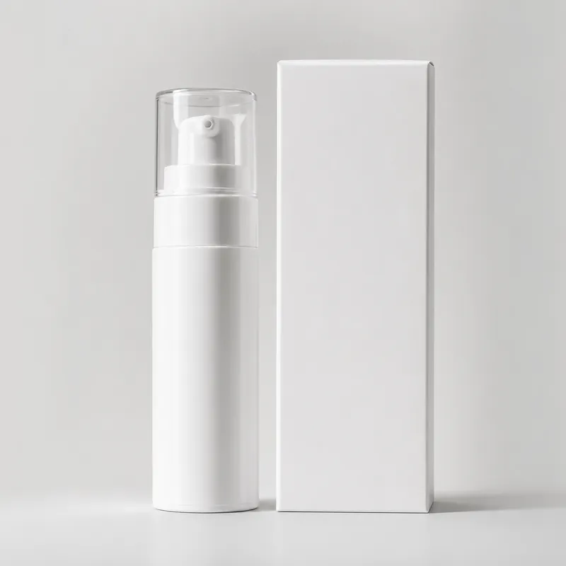 Blank private-label cosmetic packaging mockup